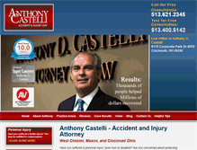 Tablet Screenshot of castellilaw.com